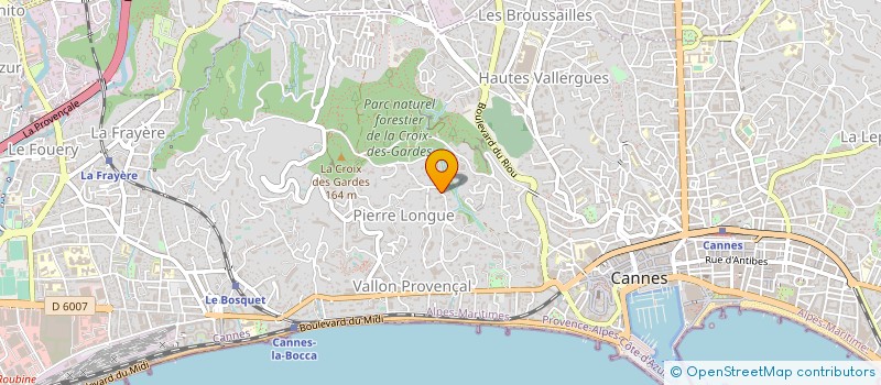 localisation de l'entreprise ODEC  CANNES