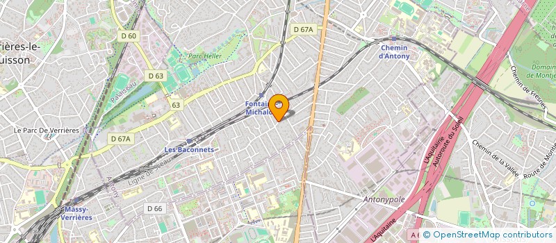 localisation de l'entreprise ODEC CAPITAL à ANTONY