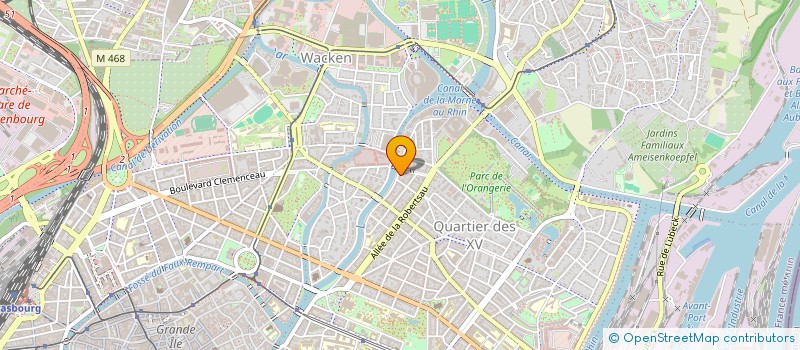 localisation de l'entreprise ODECA.ORG à STRASBOURG