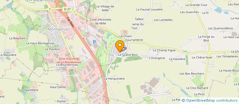 localisation de l'entreprise ODEDOM  MELESSE