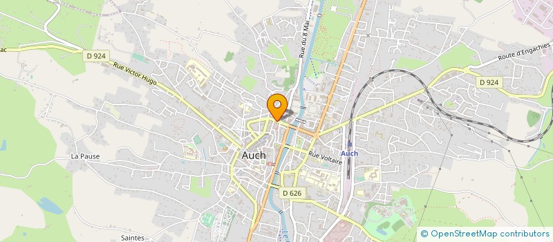 localisation de l'entreprise ODEFA à AUCH