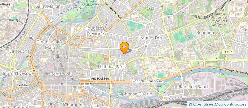 localisation de l'entreprise ODEFI  RENNES