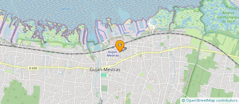 localisation de l'entreprise ODELA  GUJAN-MESTRAS