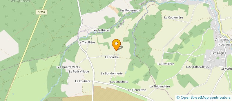 localisation de l'entreprise ODELA  AVON-LES-ROCHES