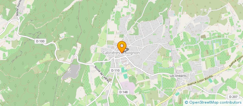 localisation de l'entreprise ODELBEN  CABRIERES-D'AVIGNON