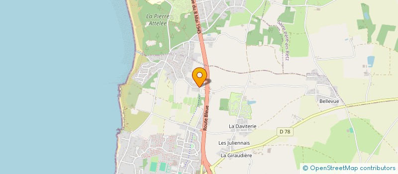 localisation de l'entreprise ODELMAR  SAINT-MICHEL-CHEF-CHEF