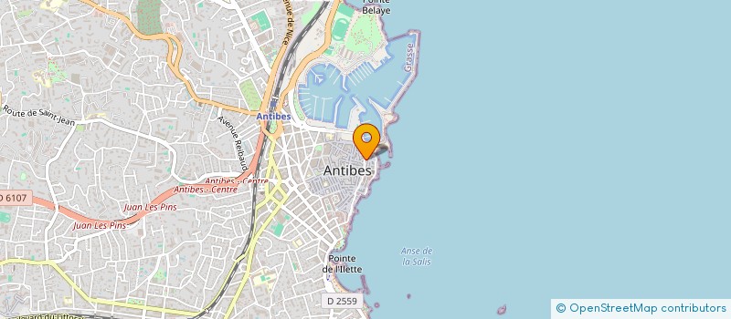 localisation de l'entreprise ODELUNE 2 à ANTIBES
