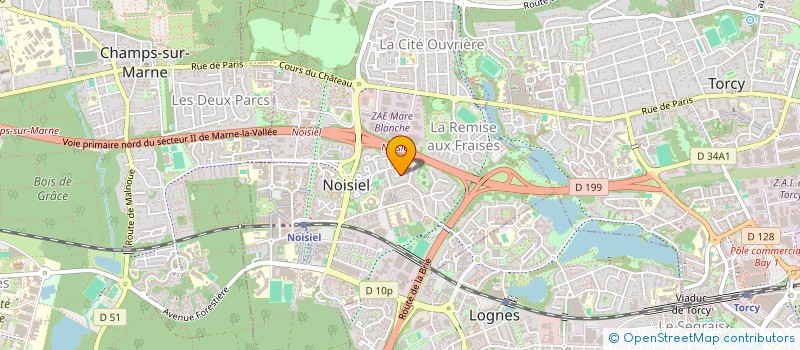 localisation de l'entreprise ODEM  NOISIEL