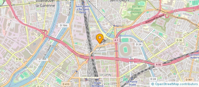 localisation de l'entreprise ODEM à SAINT-DENIS