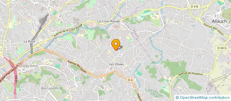 localisation de l'entreprise ODEMIS à MARSEILLE 13EME