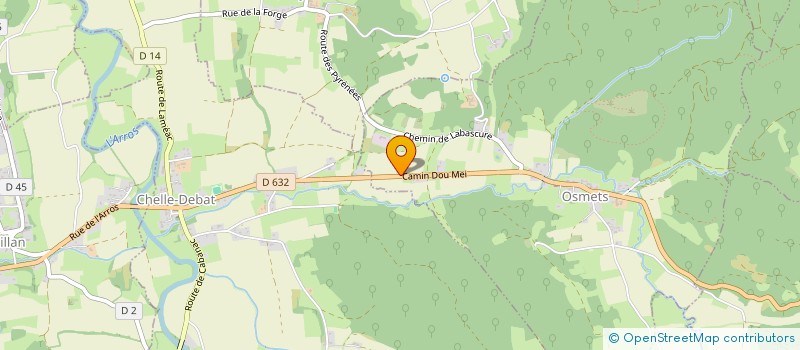 localisation de l'entreprise ODENYA  OSMETS