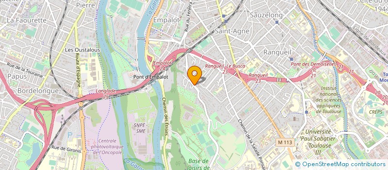 localisation de l'entreprise ODEO à TOULOUSE