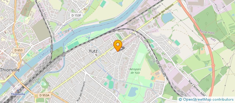 localisation de l'entreprise ODEON  YUTZ