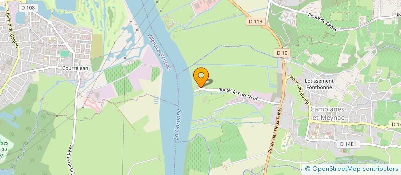 localisation de l'entreprise ODEON  CAMBLANES-ET-MEYNAC