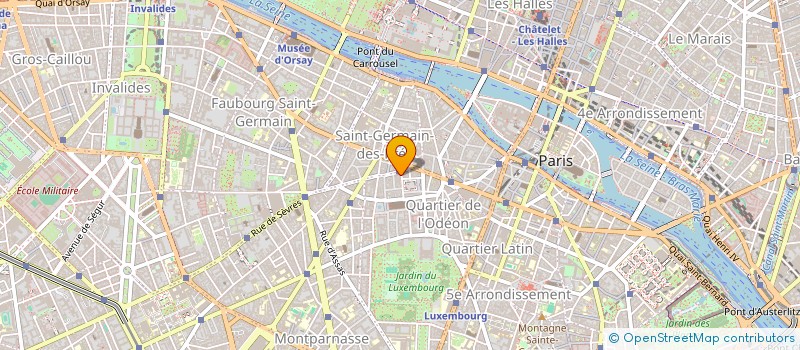 localisation de l'entreprise ODEON CONSULTING  PARIS