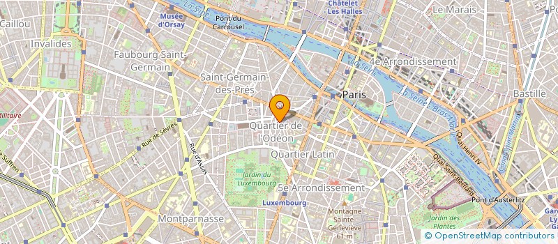localisation de l'entreprise ODEON CUISINES à PARIS