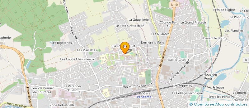 localisation de l'entreprise ODEON ENERGY à VENDOME