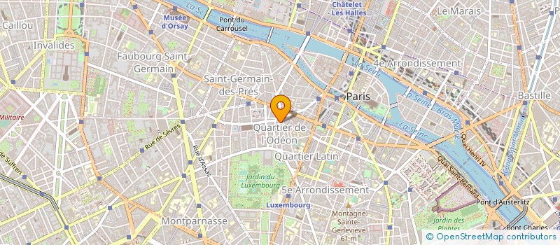 localisation de l'entreprise ODEON HOTEL  PARIS