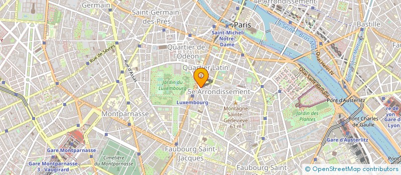 localisation de l'entreprise ODEON IMMOBILIER GAY LUSSAC  PARIS