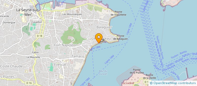 localisation de l'entreprise ODEONCO à LA SEYNE-SUR-MER