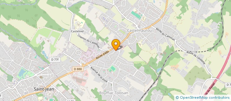 localisation de l'entreprise ODERA MAX  ROUFFIAC-TOLOSAN