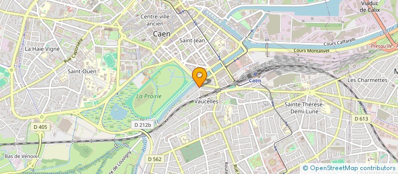 localisation de l'entreprise ODERMOPH à CAEN