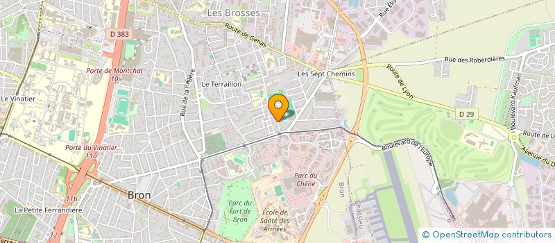 localisation de l'entreprise ODESA à BRON