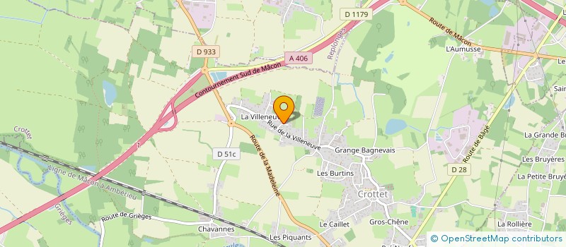 localisation de l'entreprise ODESCONSEILS à CROTTET