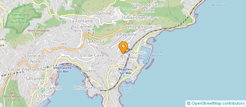localisation de l'entreprise ODESIGN CONCEPTIONS à BEAULIEU-SUR-MER
