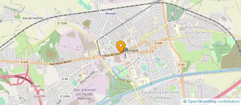 localisation de l'entreprise ODESSA à DENAIN