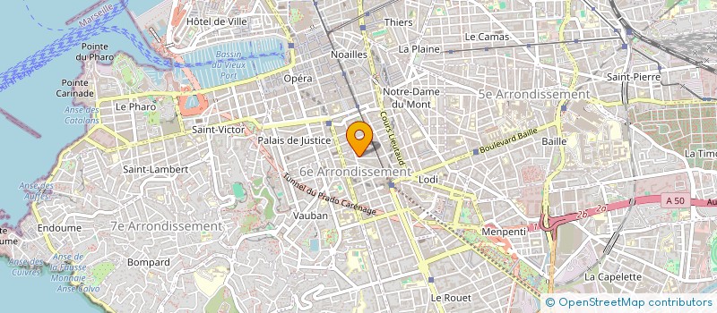 localisation de l'entreprise ODESSA à MARSEILLE