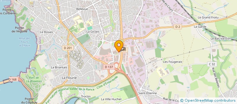 localisation de l'entreprise ODESSA à SAINT-MALO