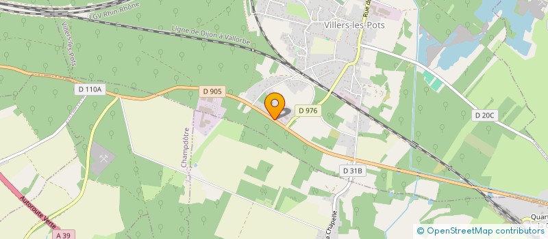 localisation de l'entreprise ODESSA AUTO  VILLERS-LES-POTS