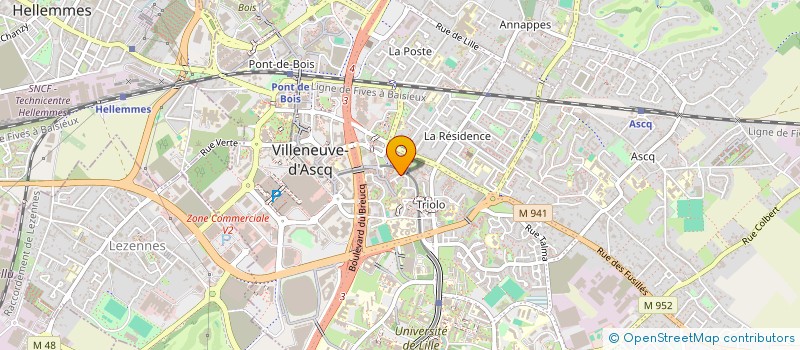localisation de l'entreprise ODESSA ENVIRONNEMENT à VILLENEUVE-D'ASCQ