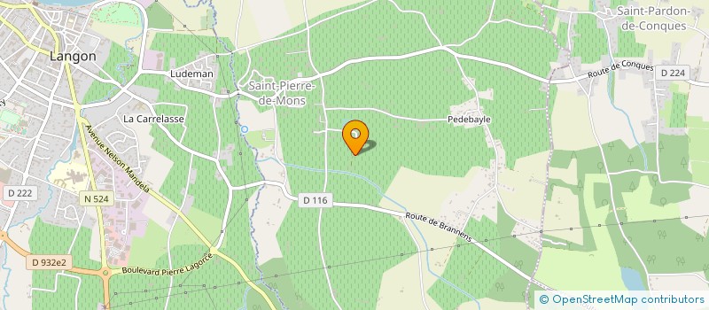 localisation de l'entreprise ODESSA IMMOBILIER  SAINT-PIERRE-DE-MONS