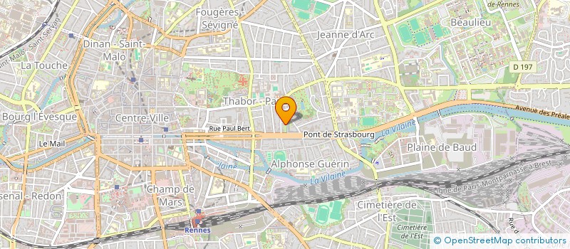 localisation de l'entreprise ODET  RENNES