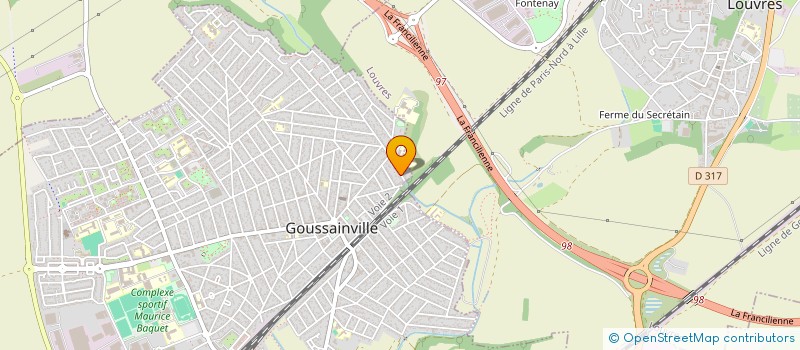 localisation de l'entreprise ODETTE à GOUSSAINVILLE
