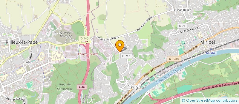 localisation de l'entreprise ODETTE  NEYRON