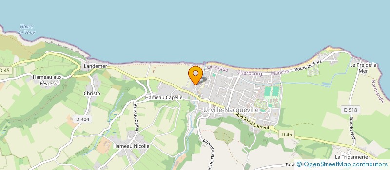 localisation de l'entreprise ODETTE  LA HAGUE