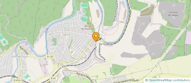 localisation de l'entreprise ODETTE CREATION  JUF