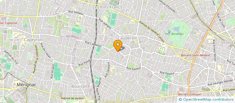 localisation de l'entreprise ODETTE ET MADELEINE à BORDEAUX
