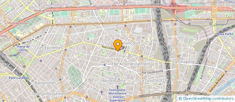 localisation de l'entreprise ODETTE FOOD  PARIS