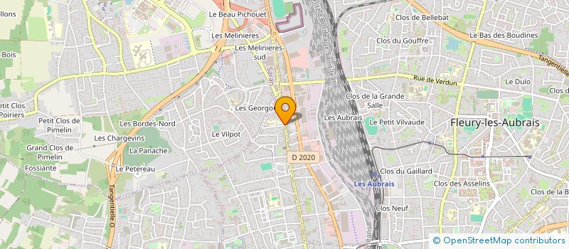 localisation de l'entreprise ODETTE MARKET à ORLEANS