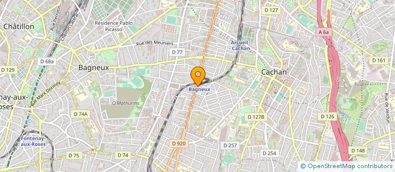 localisation de l'entreprise ODETTE NAUDOT à CACHAN