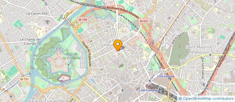 localisation de l'entreprise ODEURROPE à LILLE