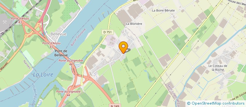 localisation de l'entreprise ODEVELOPPEMENT  BASSE-GOULAINE