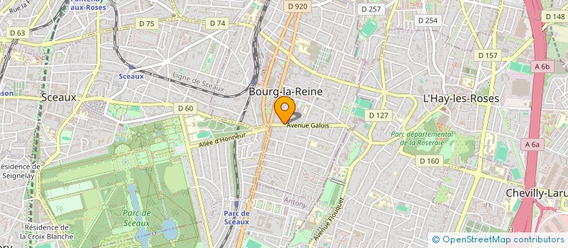 localisation de l'entreprise ODEVIA INVESTISSEMENT à BOURG-LA-REINE
