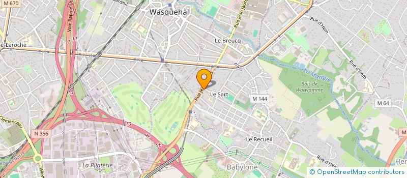 localisation de l'entreprise ODEVU à VILLENEUVE-D'ASCQ