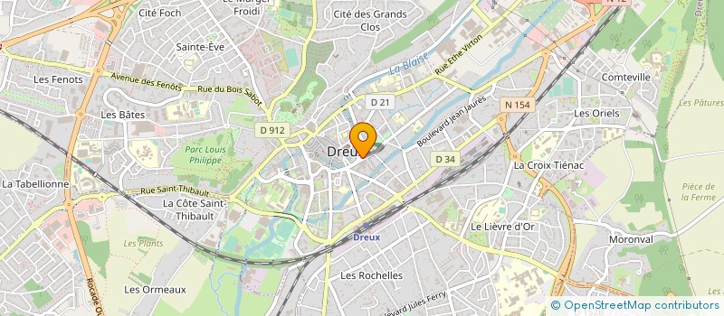 localisation de l'entreprise ODEXI AVOCATS à DREUX