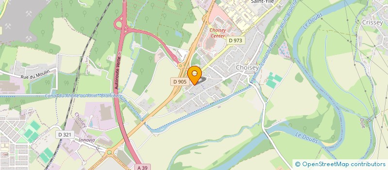 localisation de l'entreprise ODEZO  CHOISEY